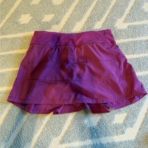 Lululemon Pace Revival Tennis Skirt Purple